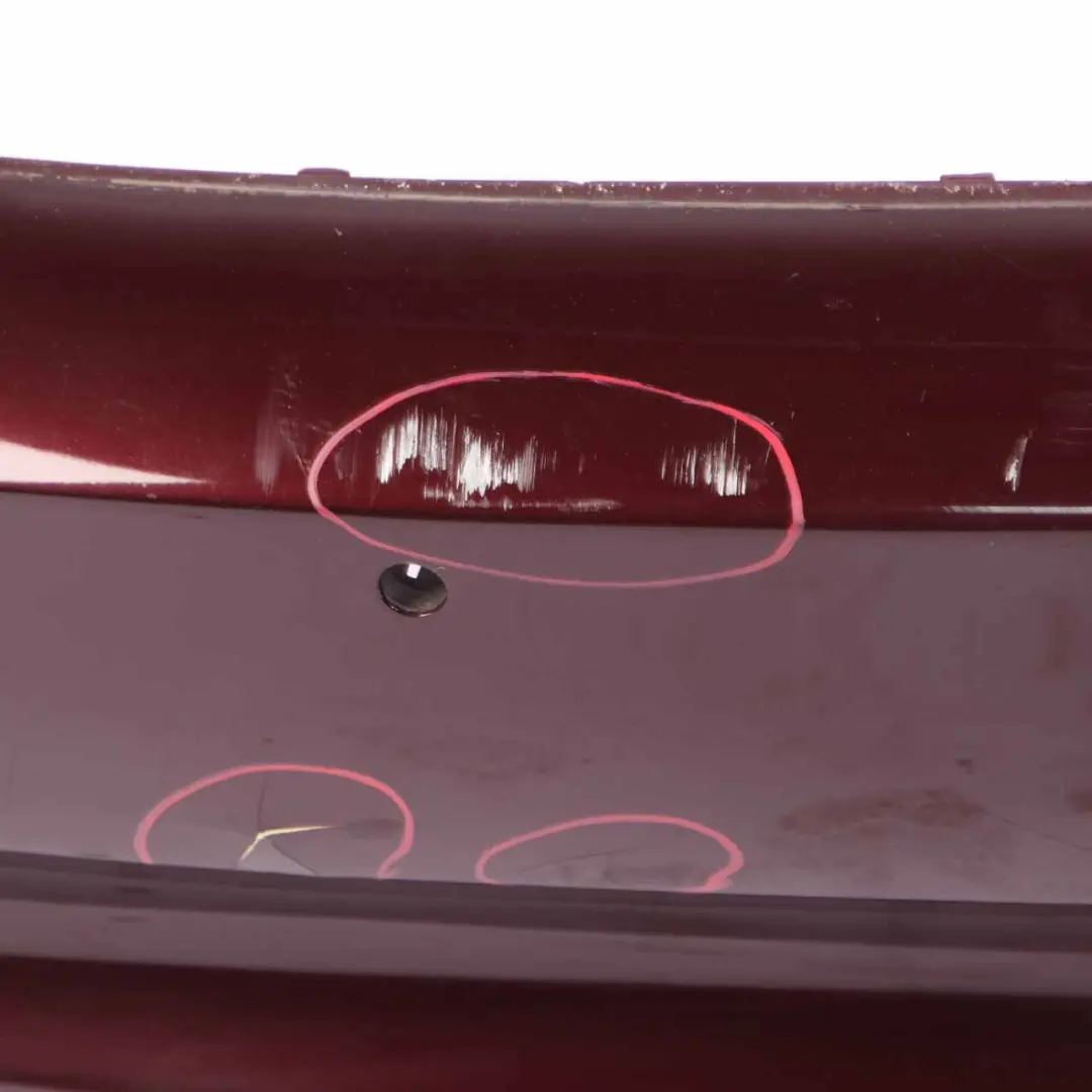 BMW E92 E93 Rear Bumper Panel PDC Barberarot Barbera Red Metallic - A39 - SKU 0034474-BAR - Part number 0034474