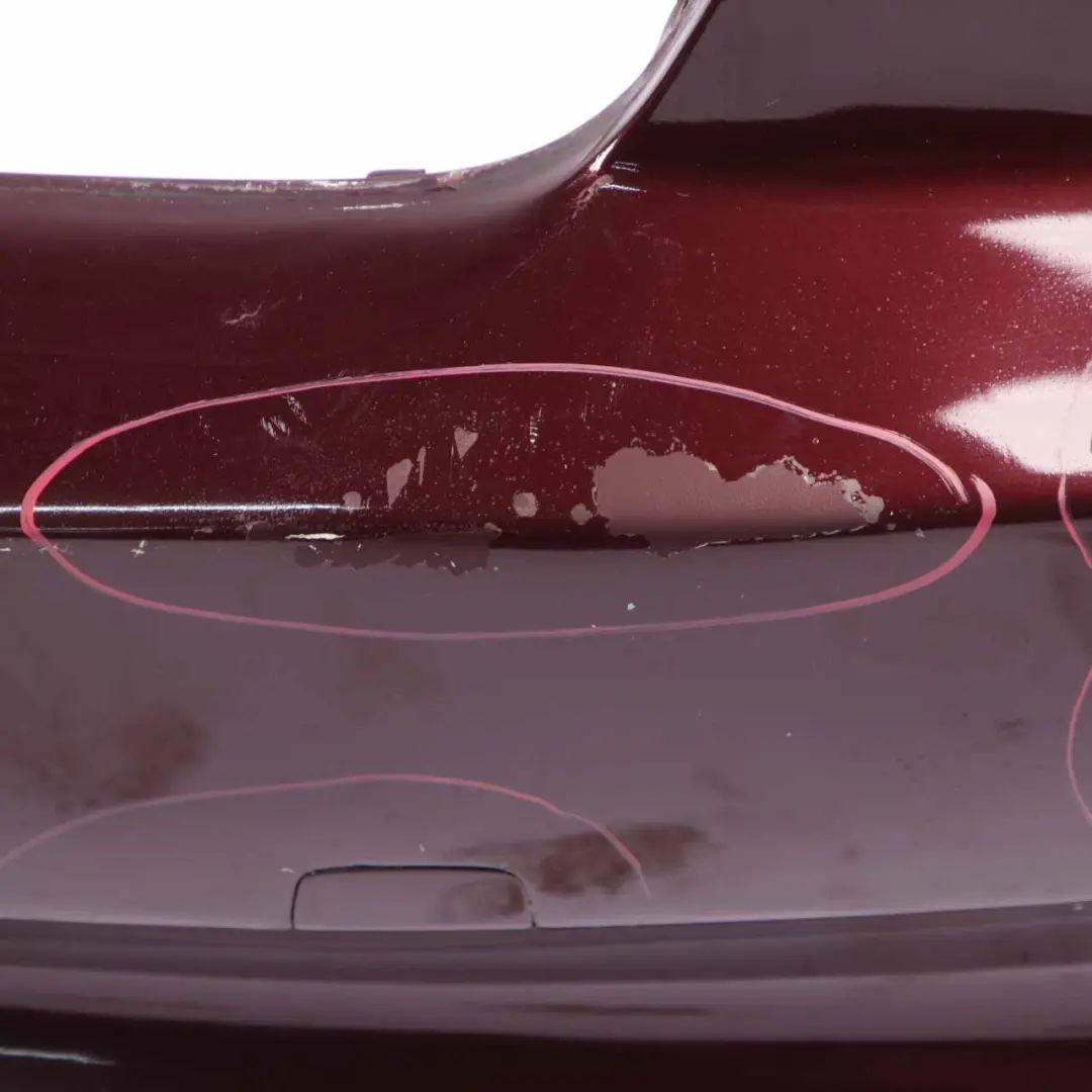 Bumper Panel PDC Barberarot Barbera Red Metallic - A39 to BMW E92 E93 Rear with Part number 0034474 BMW E92 E93 Rear Bumper Panel PDC Barberarot Barbera Red Metallic - A39 - SKU 0034474-BAR - Part number 0034474