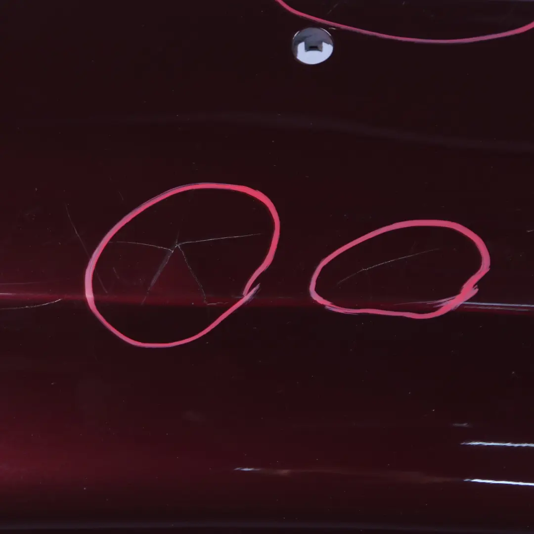 Bumper Panel PDC Barberarot Barbera Red Metallic - A39 to BMW E92 E93 Rear with Part number 0034474 BMW E92 E93 Rear Bumper Panel PDC Barberarot Barbera Red Metallic - A39 - SKU 0034474-BAR - Part number 0034474