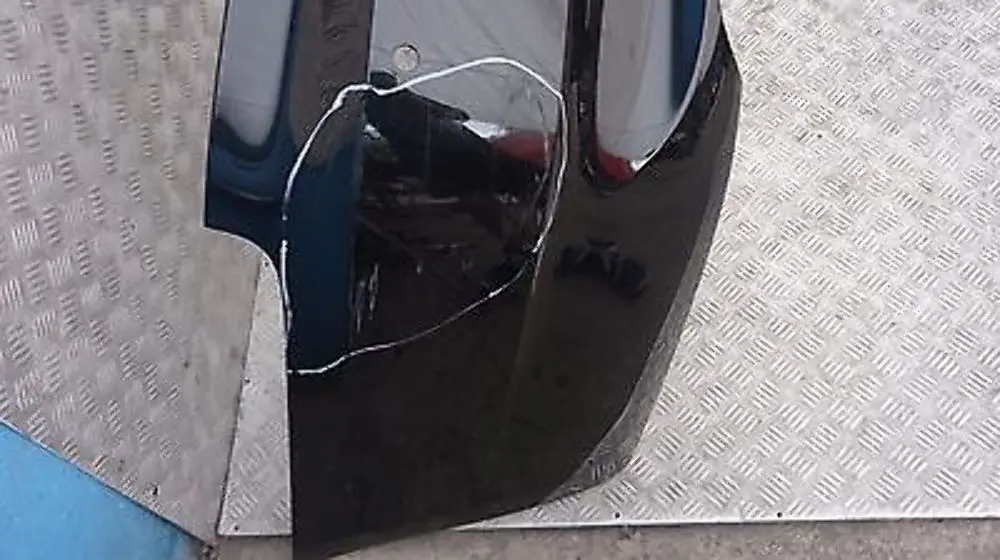BMW 3 SERIES E92 E93 Rear Bumper Panel PDC Black Sapphire Metallic - 475 - SKU 0034474-BS - Part number 34474
