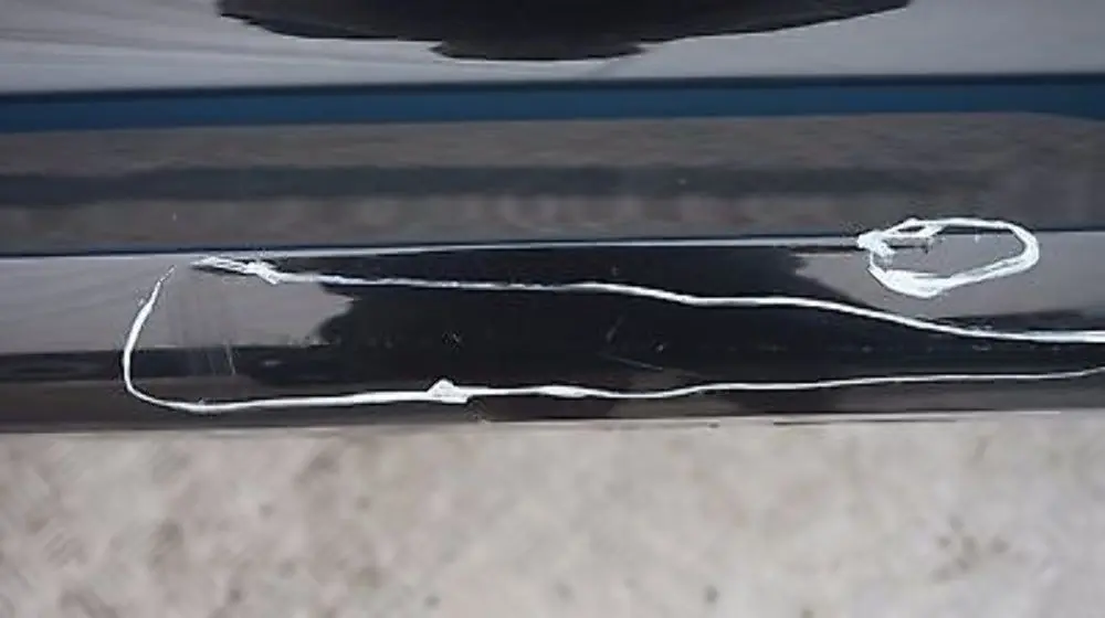 BMW 3 SERIES E92 E93 Rear Bumper Panel PDC Black Sapphire Metallic - 475 - SKU 0034474-BS - Part number 34474