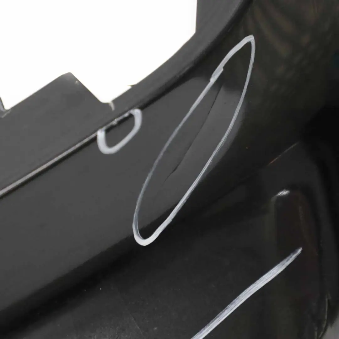 BMW E92 E93 Rear Bumper Panel PDC Black Sapphire Metallic - 475 - SKU 0034474-BS2 - Part number 0034474