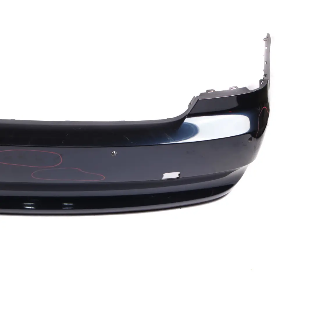 BMW E92 E93 Rear Bumper Panel PDC Monacoblau Monaco Blue Metallic - A35 - SKU 0034474-MB1 - Part number 0034474