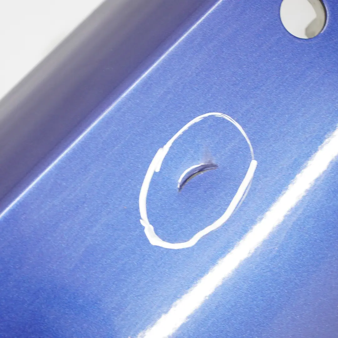 BMW E92 E93 Rear Bumper Panel PDC Montegoblau Montego Blue Metallic - A51 - SKU 0034474-MTB4 - Part number 0034474