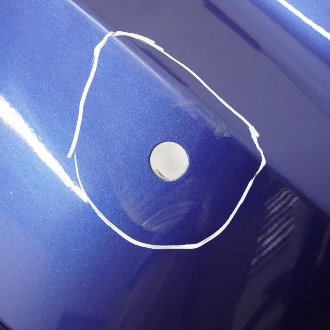 BMW E92 E93 Rear Bumper Panel PDC Montegoblau Montego Blue Metallic - A51 - SKU 0034474-MTB4 - Part number 0034474