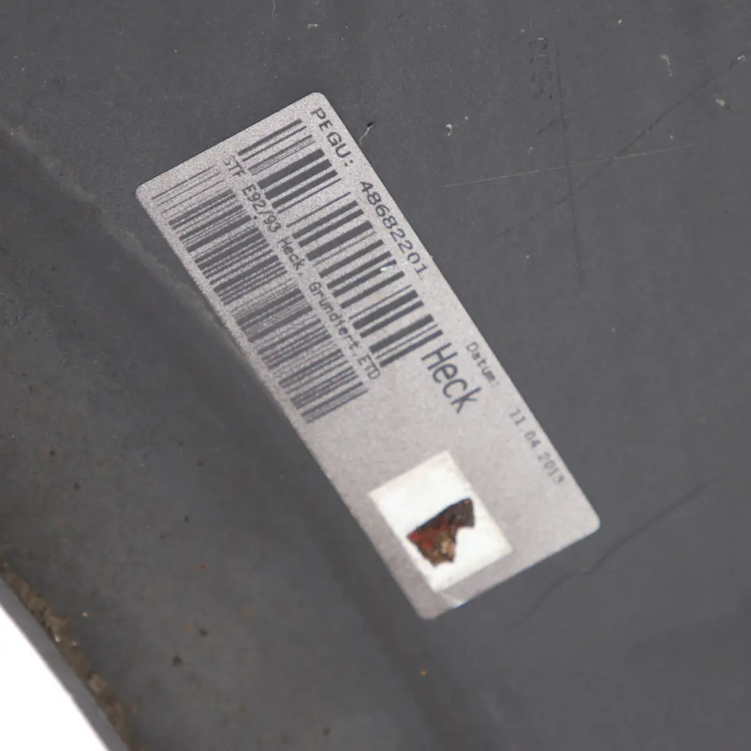 Bumper Panel PDC Sparkling Graphite Metallic - A22 to BMW 3 E92 E93 Rear with Part number 0034474 BMW 3 E92 E93 Rear Bumper Panel PDC Sparkling Graphite Metallic - A22 - SKU 0034474-SG4 - Part number 0034474