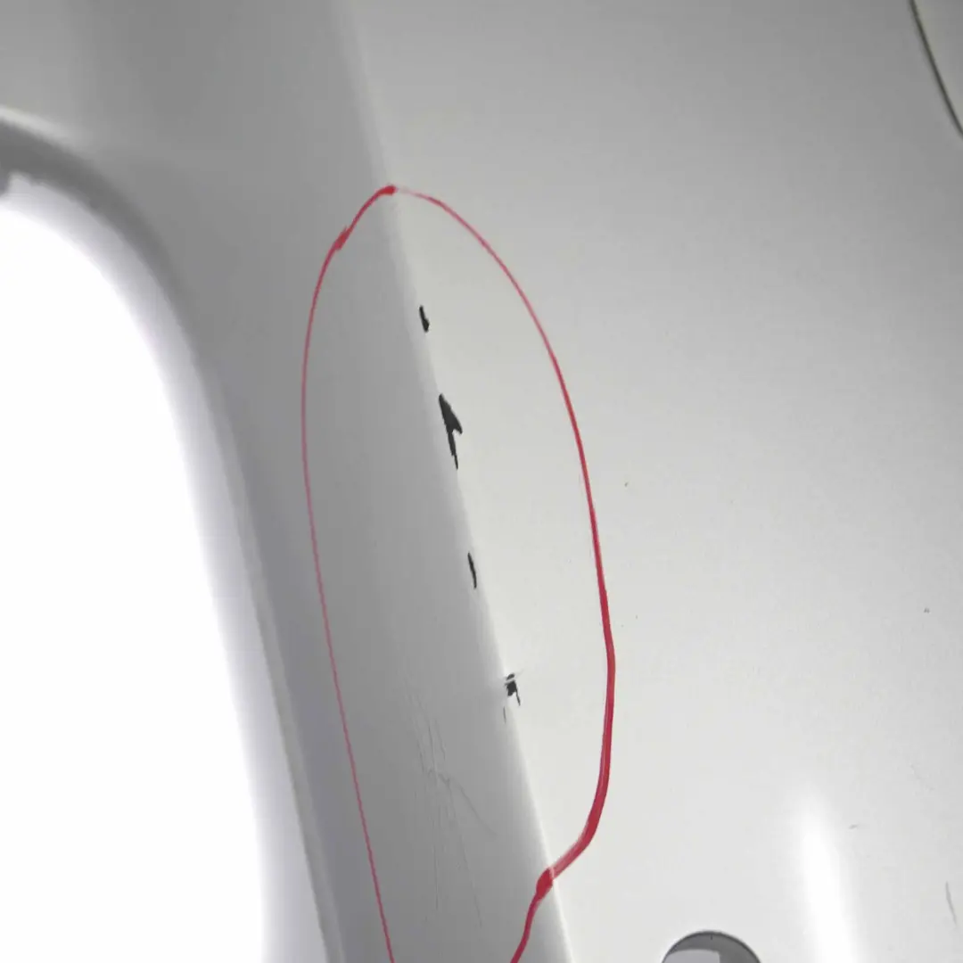 Bumper Panel PDC Titansilber Titan Silver Metallic - 354 to BMW E92 E93 Rear with Part number 0034474 BMW E92 E93 Rear Bumper Panel PDC Titansilber Titan Silver Metallic - 354 - SKU 0034474-TS - Part number 0034474