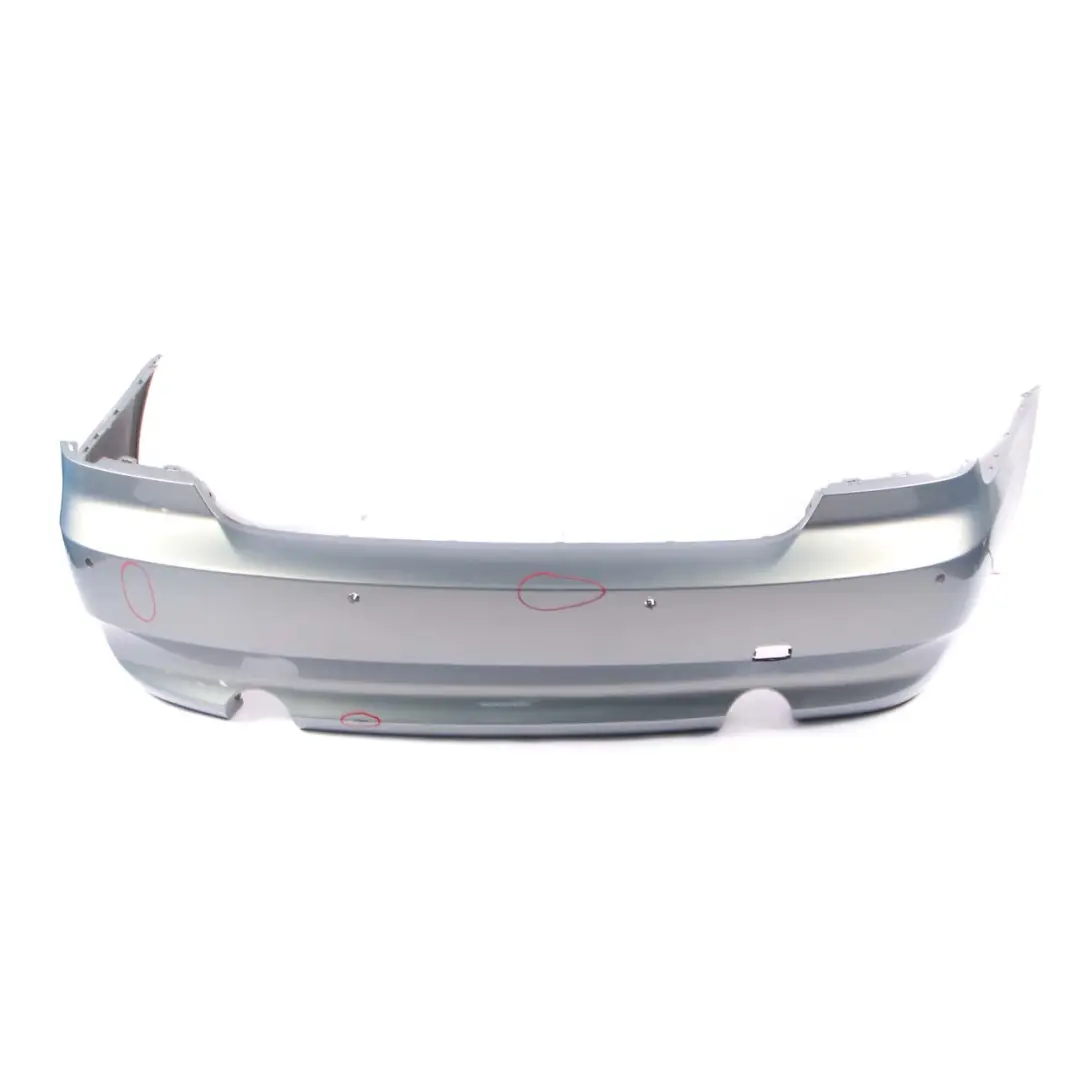 Bumper BMW E92 E93 335d 335i Panel PDC Arktis Arctic Metallic - A34 to Rear with Part number 0034474 Rear Bumper BMW E92 E93 335d 335i Panel PDC Arktis Arctic Metallic - A34 - SKU 0034475-AW - Part number 0034474