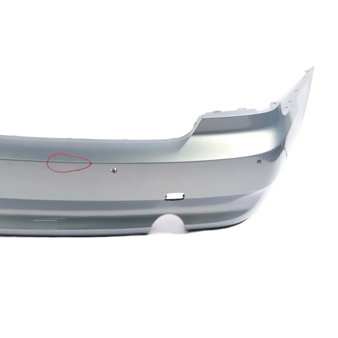 Bumper BMW E92 E93 335d 335i Panel PDC Arktis Arctic Metallic - A34 to Rear with Part number 0034474 Rear Bumper BMW E92 E93 335d 335i Panel PDC Arktis Arctic Metallic - A34 - SKU 0034475-AW - Part number 0034474