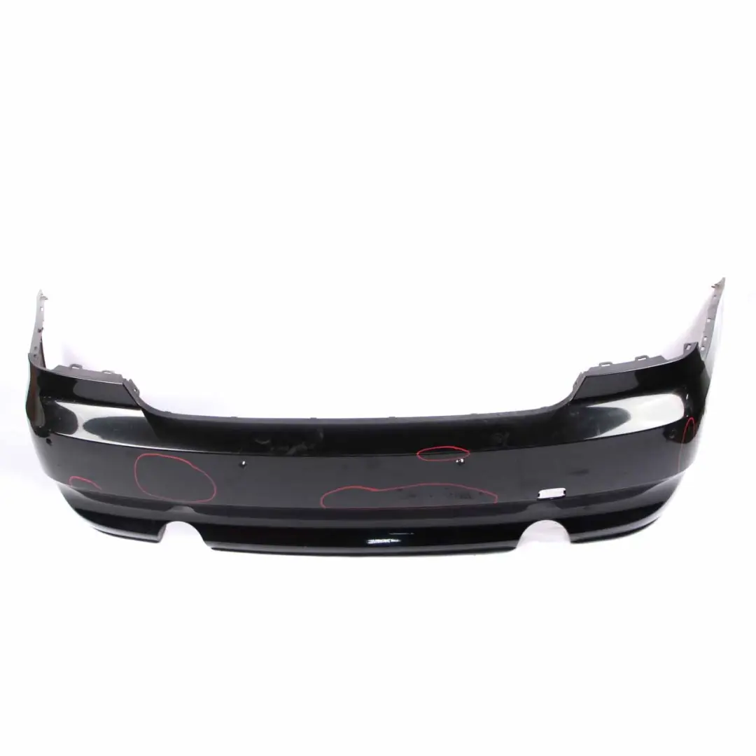 Bumper BMW E92 E93 335d 335i Panel PDC Black Sapphire Metallic - 475 to Rear with Part number 0034474 Rear Bumper BMW E92 E93 335d 335i Panel PDC Black Sapphire Metallic - 475 - SKU 0034475-BS - Part number 0034474
