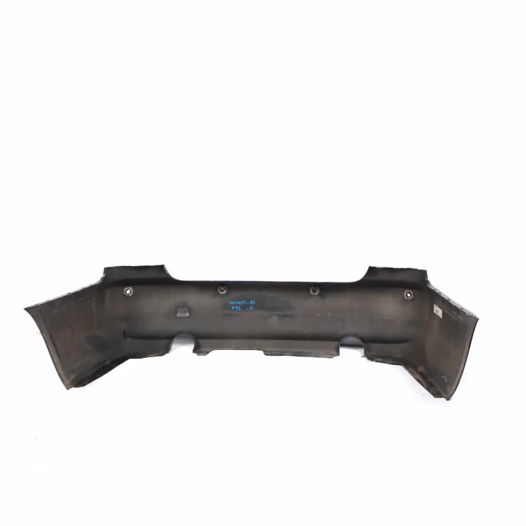 Bumper BMW E92 E93 335d 335i Panel PDC Black Sapphire Metallic - 475 to Rear with Part number 0034474 Rear Bumper BMW E92 E93 335d 335i Panel PDC Black Sapphire Metallic - 475 - SKU 0034475-BS - Part number 0034474