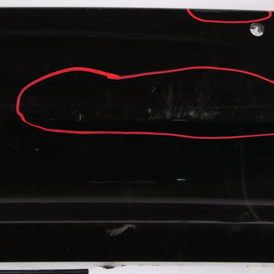 Bumper BMW E92 E93 335d 335i Panel PDC Black Sapphire Metallic - 475 to Rear with Part number 0034474 Rear Bumper BMW E92 E93 335d 335i Panel PDC Black Sapphire Metallic - 475 - SKU 0034475-BS - Part number 0034474