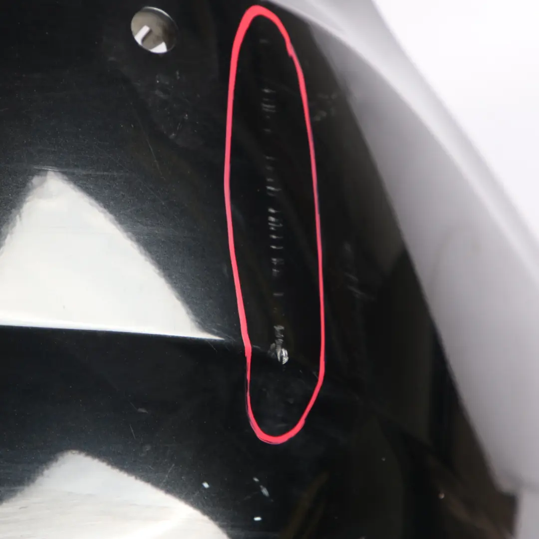 Bumper BMW E92 E93 335d 335i Panel PDC Black Sapphire Metallic - 475 to Rear with Part number 0034474 Rear Bumper BMW E92 E93 335d 335i Panel PDC Black Sapphire Metallic - 475 - SKU 0034475-BS - Part number 0034474