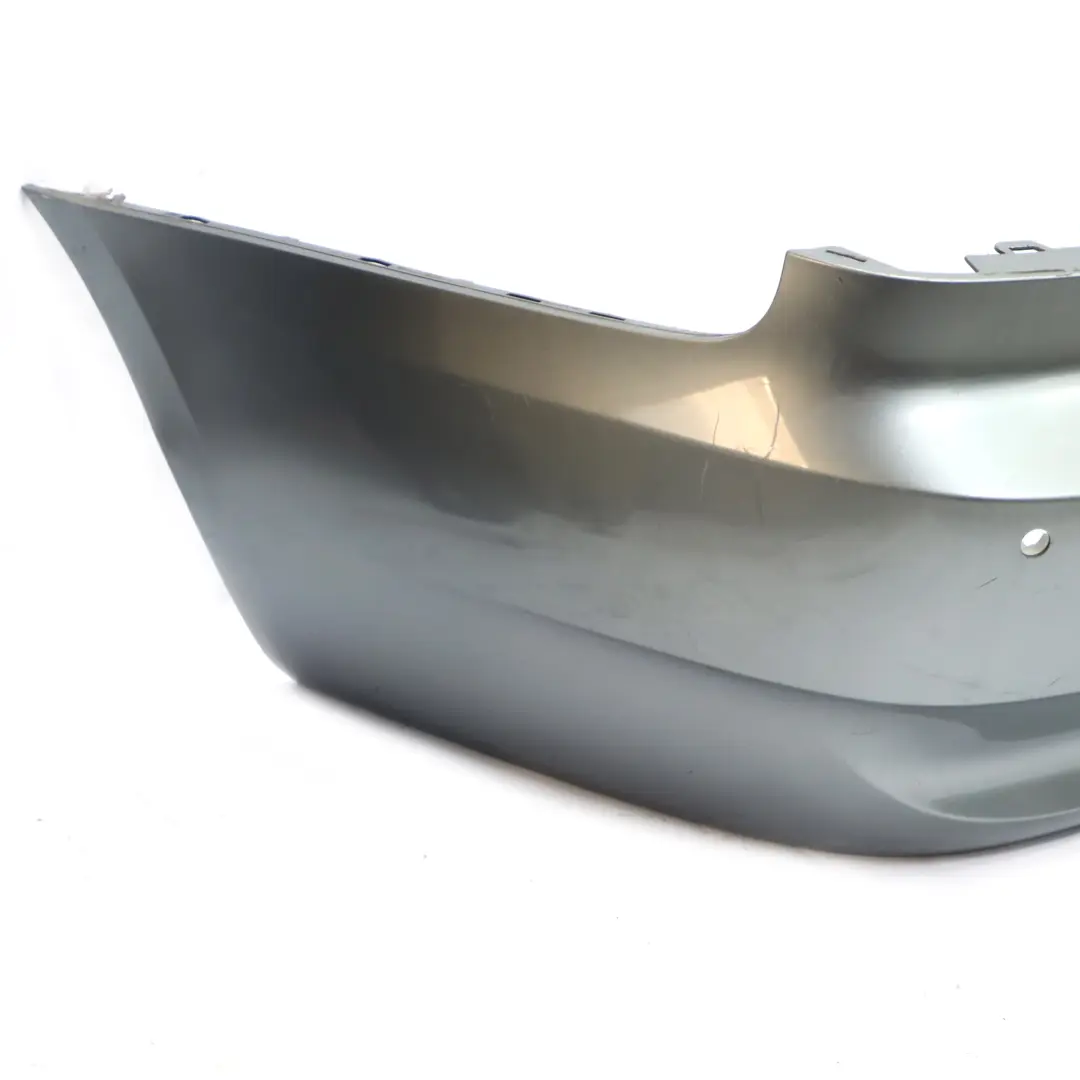 Bumper BMW E92 E93 335d 335i Panel PDC Spacegrau Grey Metallic - A52 to Rear with Part number 0034474 Rear Bumper BMW E92 E93 335d 335i Panel PDC Spacegrau Grey Metallic - A52 - SKU 0034475-SCG - Part number 0034474