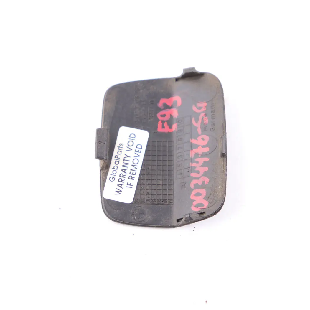 Parachoques trasero Flap remolque Sparkling Graphite para BMW E92 E93 con número de pieza 7128262 BMW E92 E93 Parachoques trasero Flap remolque Sparkling Graphite - SKU 0034476-SG - Número de pieza 7128262