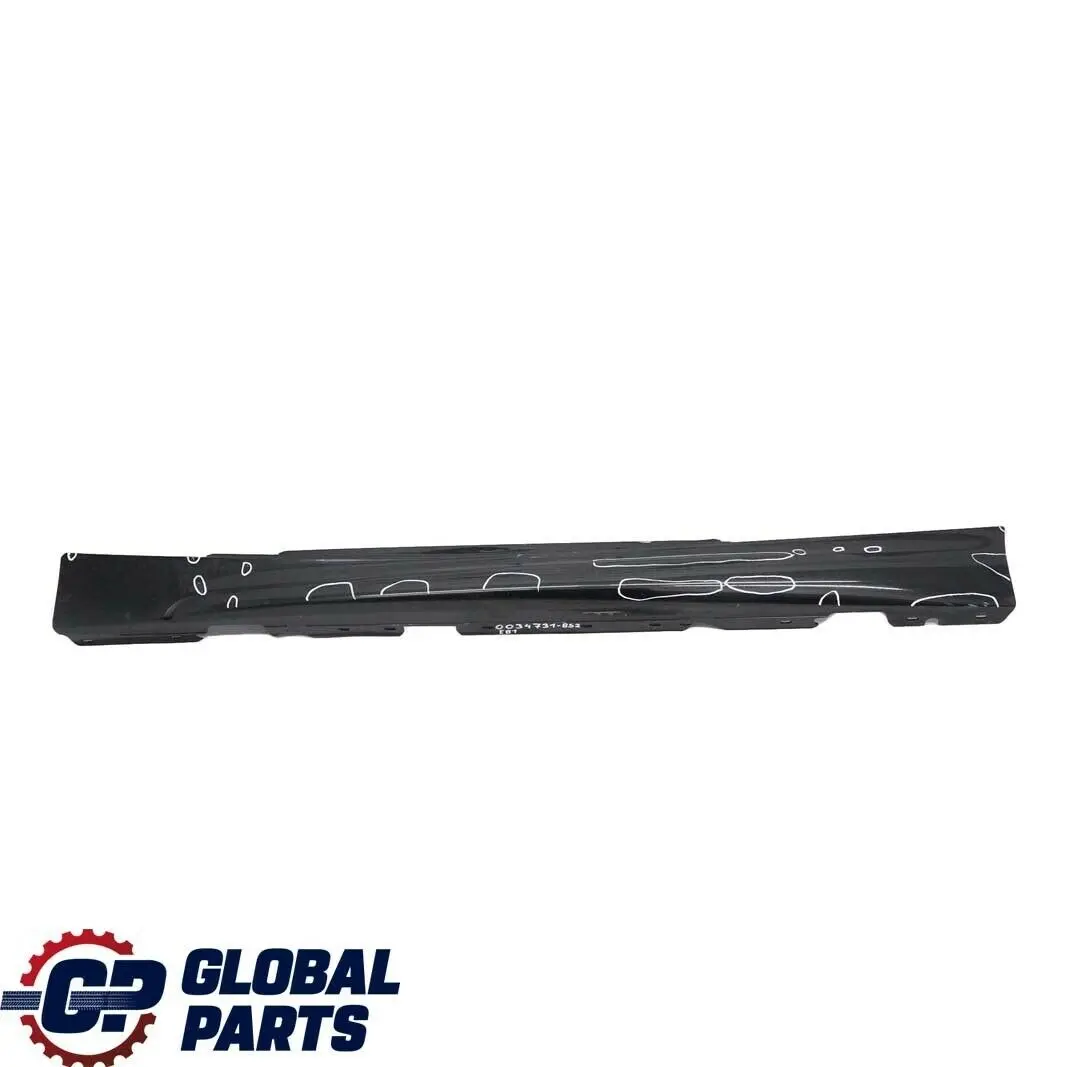 BMW 1 E81 E82 E88 2 M Sport Sill Strip Side Skirt Left N/S Black Sapphire - 475 - SKU 0034731-BS2 - Part number 0034731