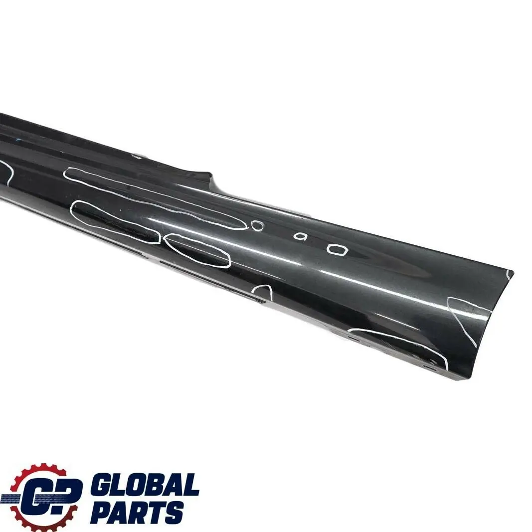 BMW E81 E82 E88 M Sport Listello Portiera Apertura SX Sapphire Nero - 475 - SKU 0034731-BS2 - Numero di parte 0034731