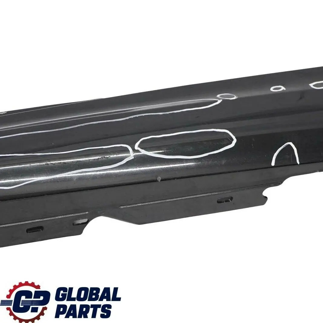 BMW E81 E82 E88 M Sport Listello Portiera Apertura SX Sapphire Nero - 475 - SKU 0034731-BS2 - Numero di parte 0034731