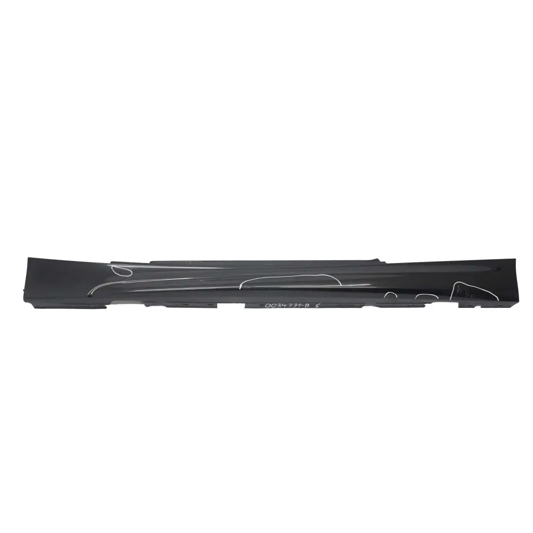 BMW E81 E82 E88 M Sport Sill Strip Side Skirt Left N/S Black Sapphire - 475 - SKU 0034731-BS - Part number 0034731