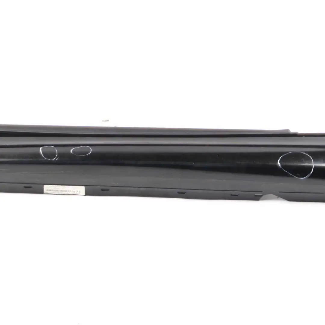 BMW E81 E82 E88 M Sport Listello Portiera Apertura SX Black Sapphire Nero - SKU 0034731-BS1 - Numero di parte 0034731