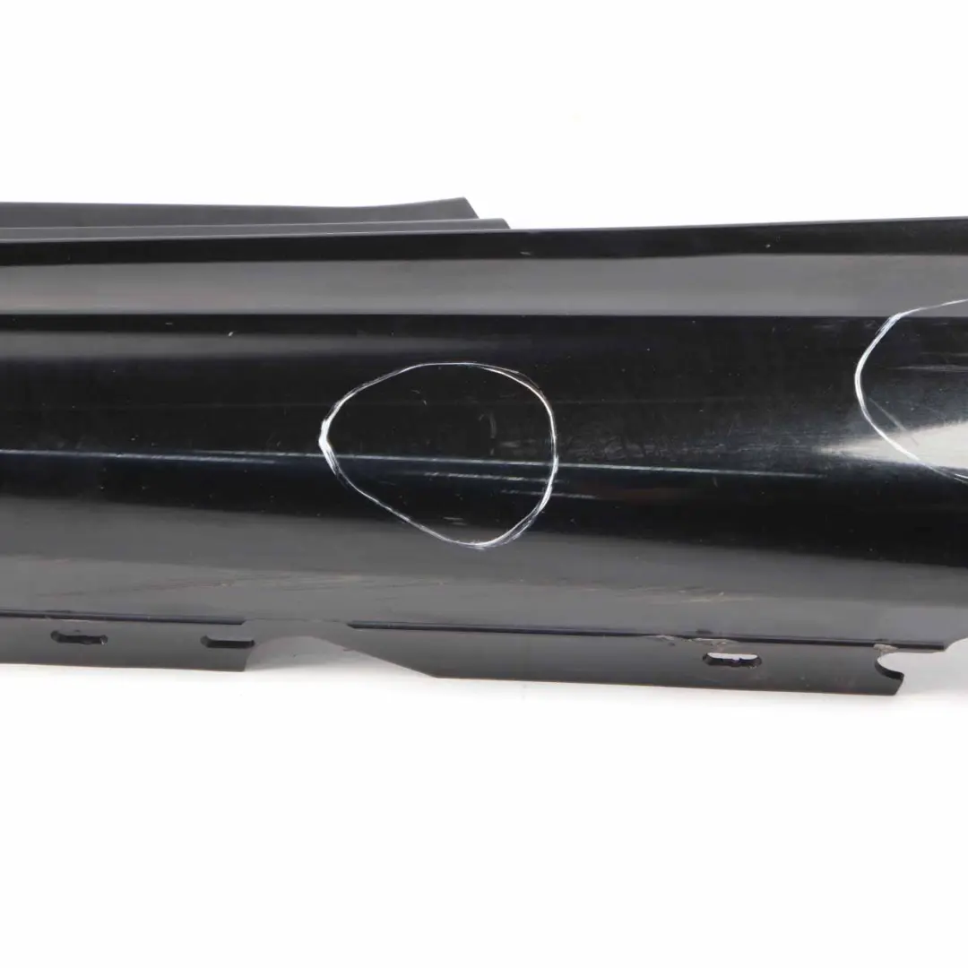 BMW E81 E82 E88 M Sport Listello Portiera Apertura SX Black Sapphire Nero - SKU 0034731-BS1 - Numero di parte 0034731
