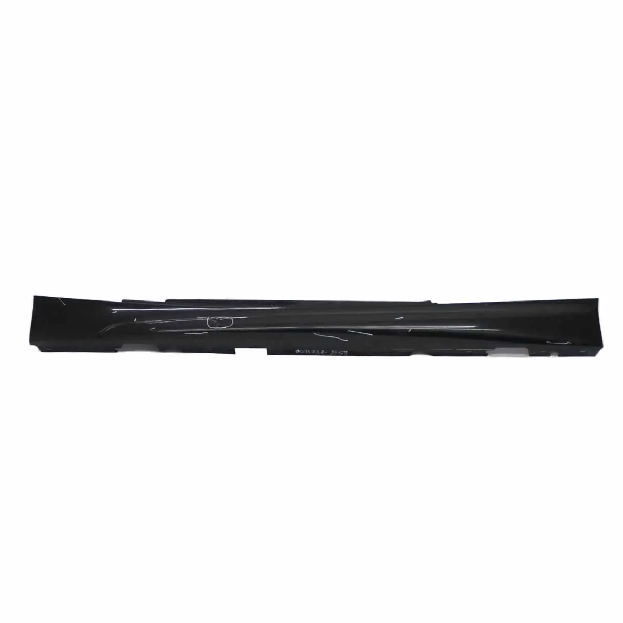 BMW E81 Minigonna laterale M Sport Striscia davanzale Pannello sinistro Nero