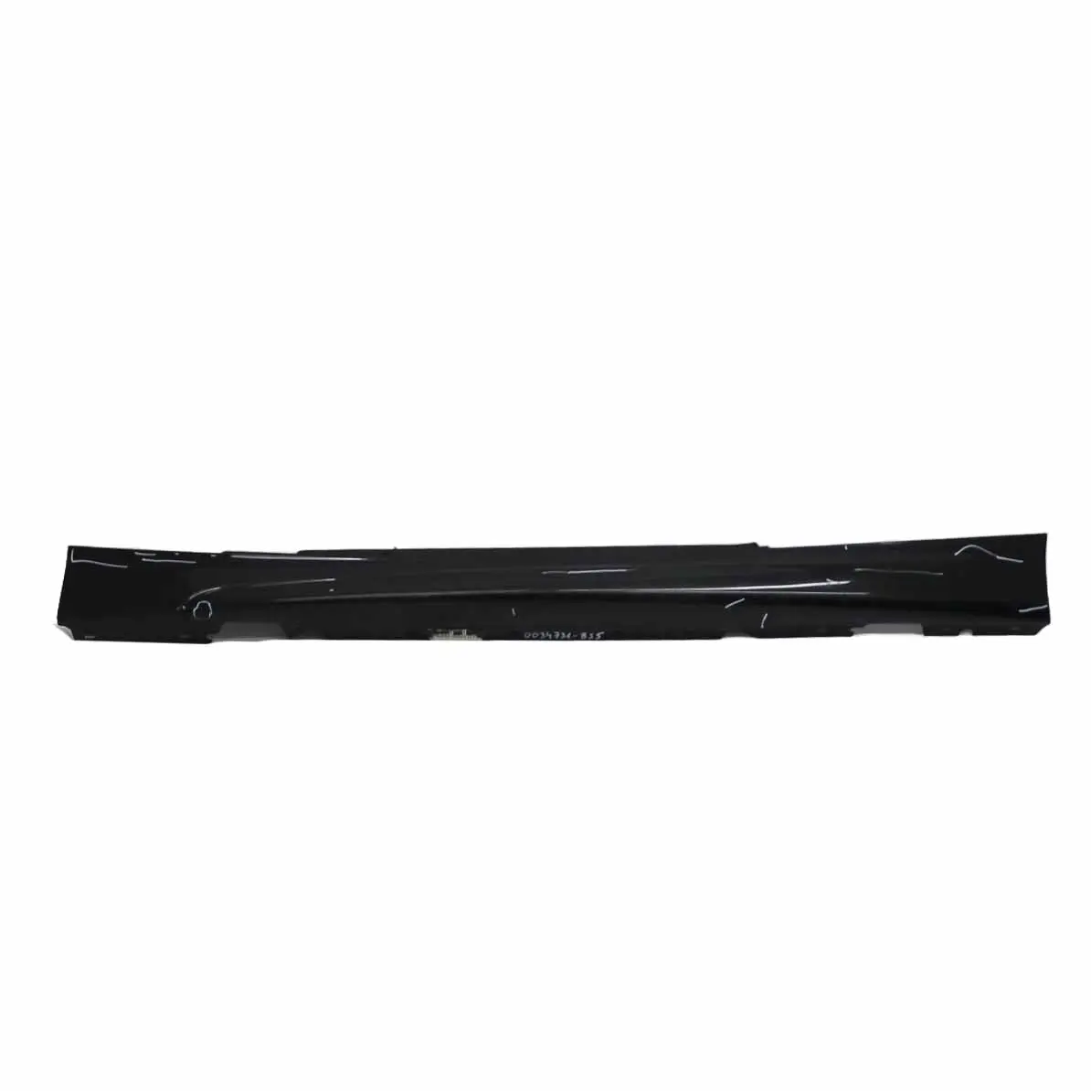 BMW E81 Minigonna laterale M Sport Striscia davanzale Pannello sinistro Nero