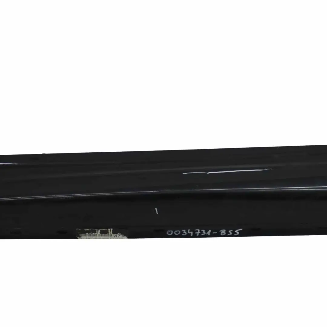 BMW E81 Faldon lateral M Sport Panel umbral Izquierdo Negro Zafiro 475 - SKU 0034731-BS5 - Número de pieza 0034731