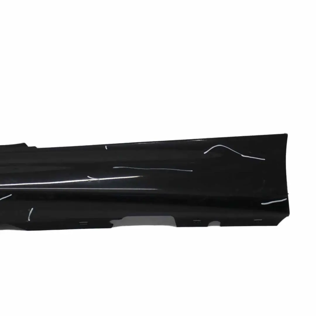 BMW E81 Faldon lateral M Sport Panel umbral Izquierdo Negro Zafiro 475 - SKU 0034731-BS5 - Número de pieza 0034731