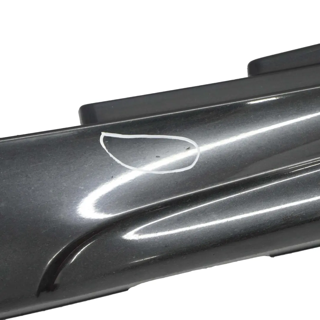 BMW E81 E82 E88 M Sport Sill Strip Side Skirt Sinistra Nero Zaffiro - 475 - SKU 0034731-BS - Numero di parte 0034731