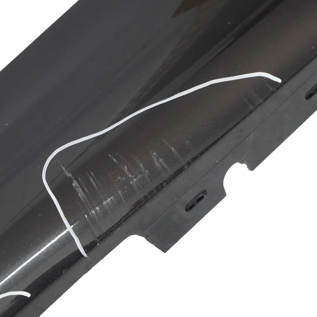 BMW E81 E82 E88 M Sport Side Skirt Sill Strip Left Black Sapphire - 475 - SKU 0034731-BS - Numéro de pièce 0034731
