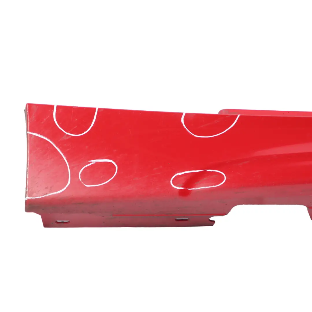 Sill Strip Side Skirt Left N/S Karmesinrot Red - A61 to BMW E81 E82 E88 M Sport with Part number 0034731 BMW E81 E82 E88 M Sport Sill Strip Side Skirt Left N/S Karmesinrot Red - A61 - SKU 0034731-KAR - Part number 0034731
