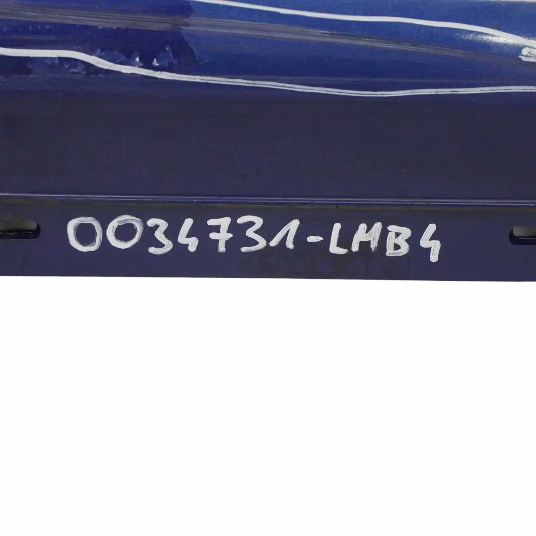 BMW E81 E82 E88 M Sport Bande de seuil gauche Blanc Le Mans Bleu - 381 - SKU 0034731-LMB4 - Numéro de pièce 0034731