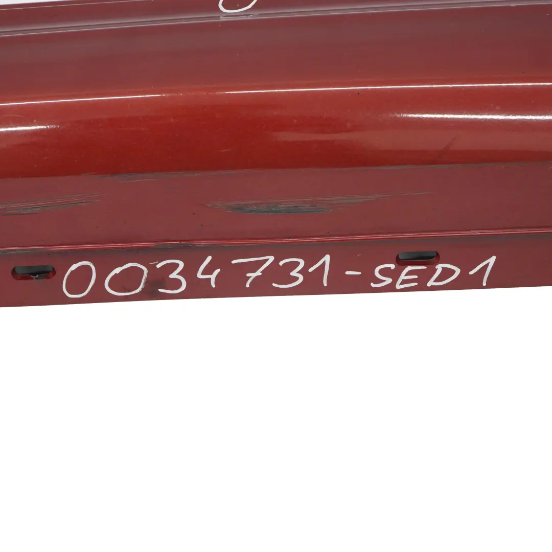 Minigonna M Sport Striscia rivestimento sinistro E82 Rosso Sedonarot A79 per BMW E81 con numero di parte 0034731 BMW E81 Minigonna M Sport Striscia rivestimento sinistro E82 Rosso Sedonarot A79 - SKU 0034731-SED1 - Numero di parte 0034731
