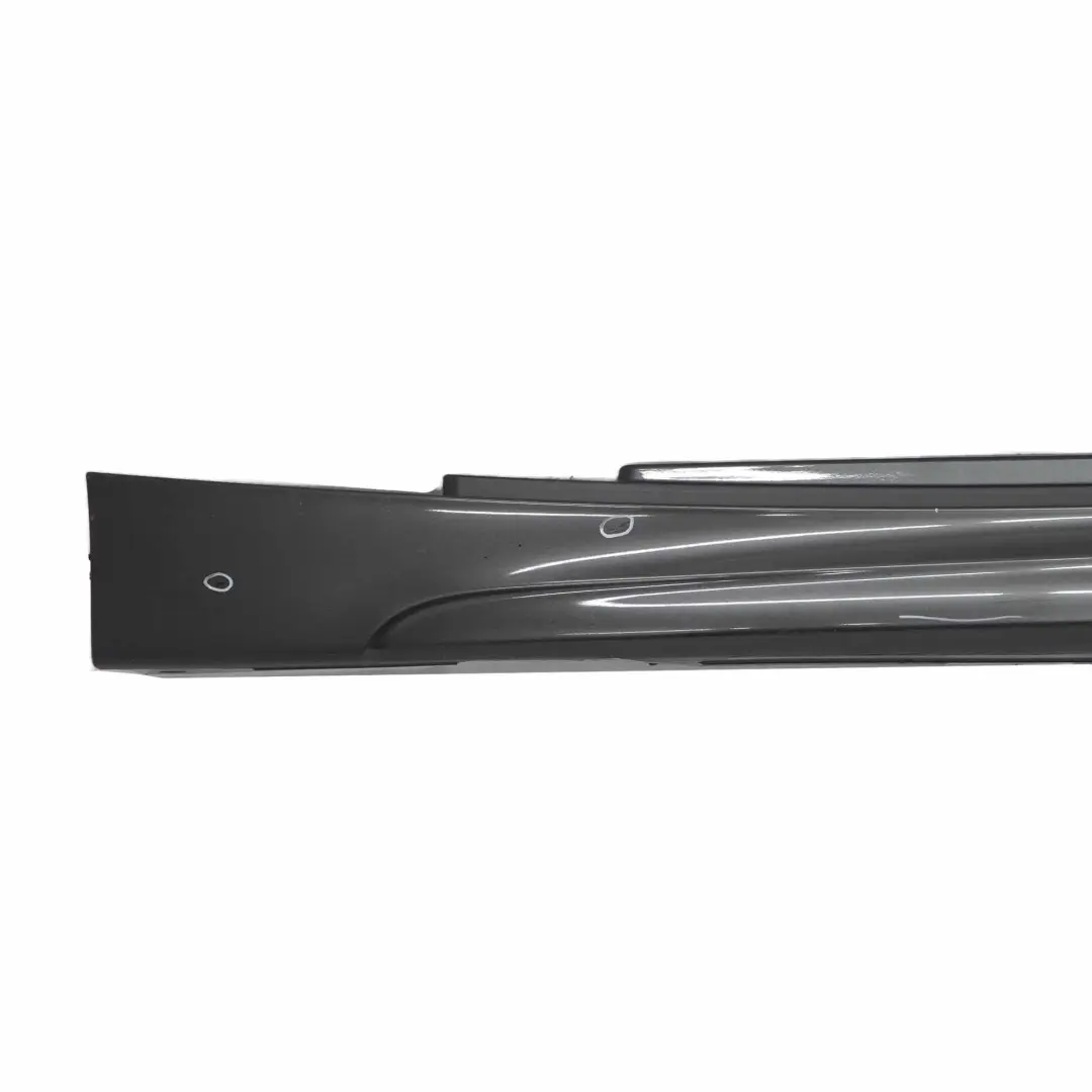 BMW E81 E82 E88 M Sport Listello Portiera Blende SX Grafite Brillante A22 - SKU 0034731-SG - Numero di parte 0034731