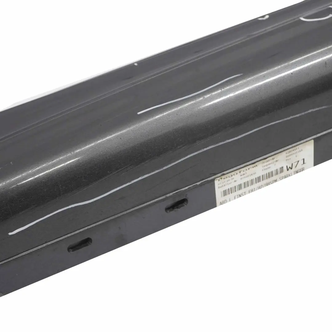 BMW E81 E82 E88 M Sport Listello Portiera Blende SX Grafite Brillante A22 - SKU 0034731-SG - Numero di parte 0034731