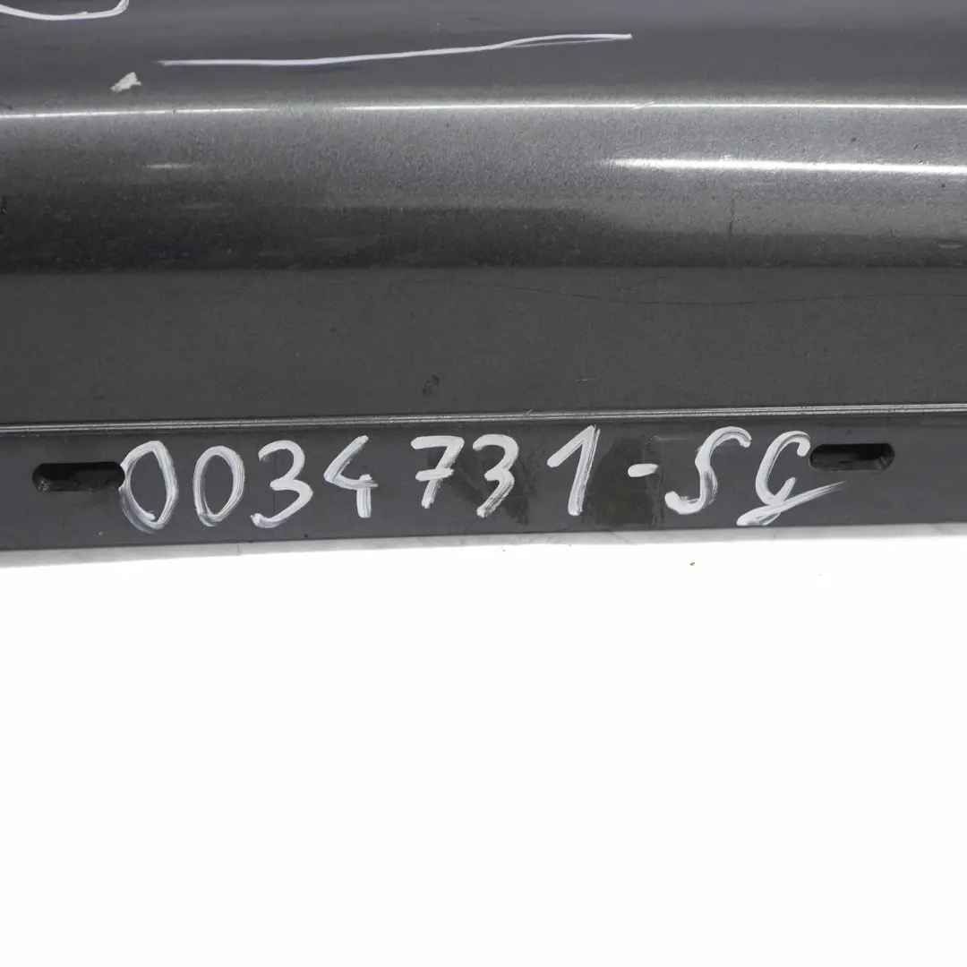 BMW E81 E82 E88 M Sport Listello Portiera Blende SX Grafite Brillante A22 - SKU 0034731-SG - Numero di parte 0034731