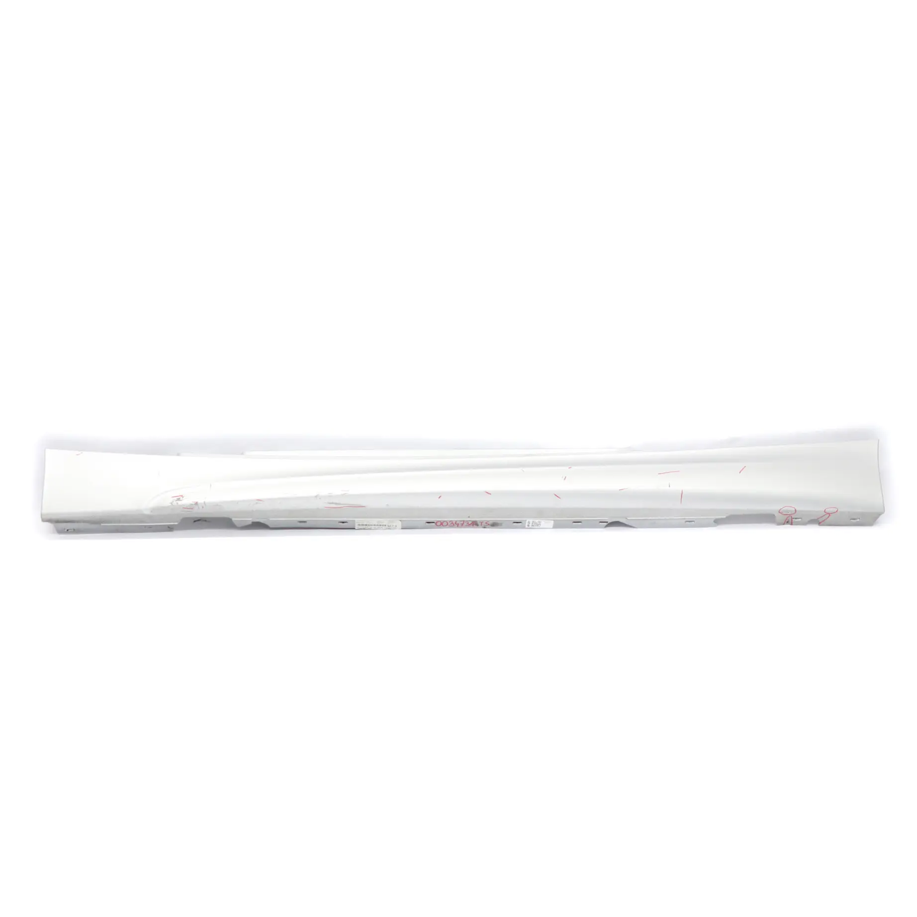 BMW E81 E82 M Sport Sill Strip Faldon Lateral Izquierdo Titansilber Plata 354