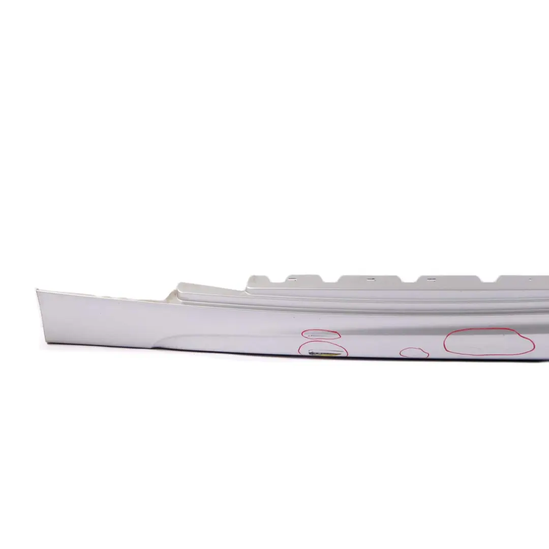 BMW E81 E82 E88 M Sport Sill Strip Side Skirt Left N/S Titansilber Silver - 354 - SKU 0034731-TS1 - Part number 0034731