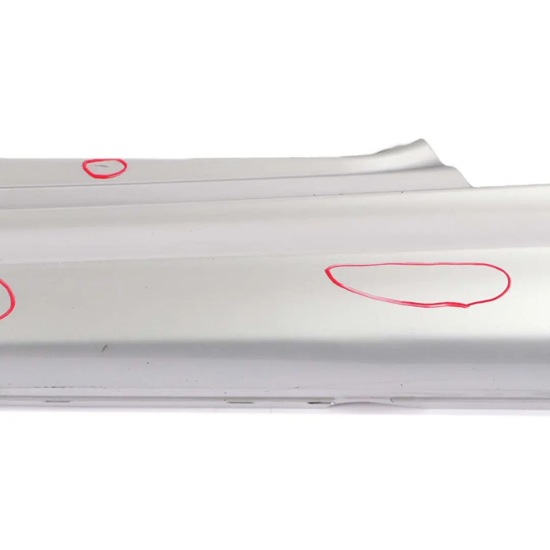 BMW E81 E82 E88 M Sport Sill Strip Side Skirt Left N/S Titansilber Silver - 354 - SKU 0034731-TS1 - Part number 0034731