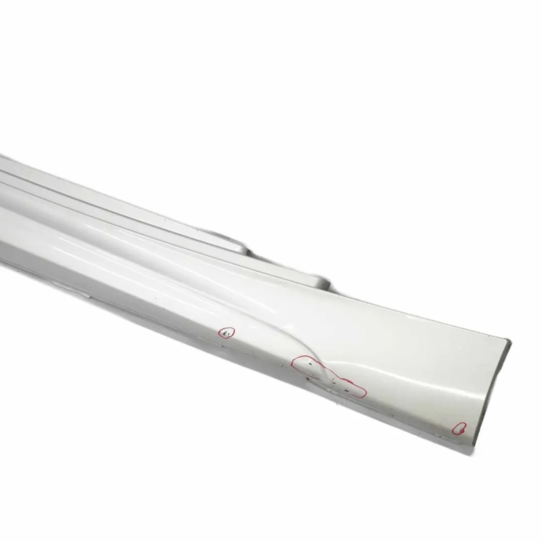 BMW E81 E82 E88 M Sport Bas de Porte Facade Gauche Titansilber - 354 - SKU 0034731-TS3 - Numéro de pièce 0034731