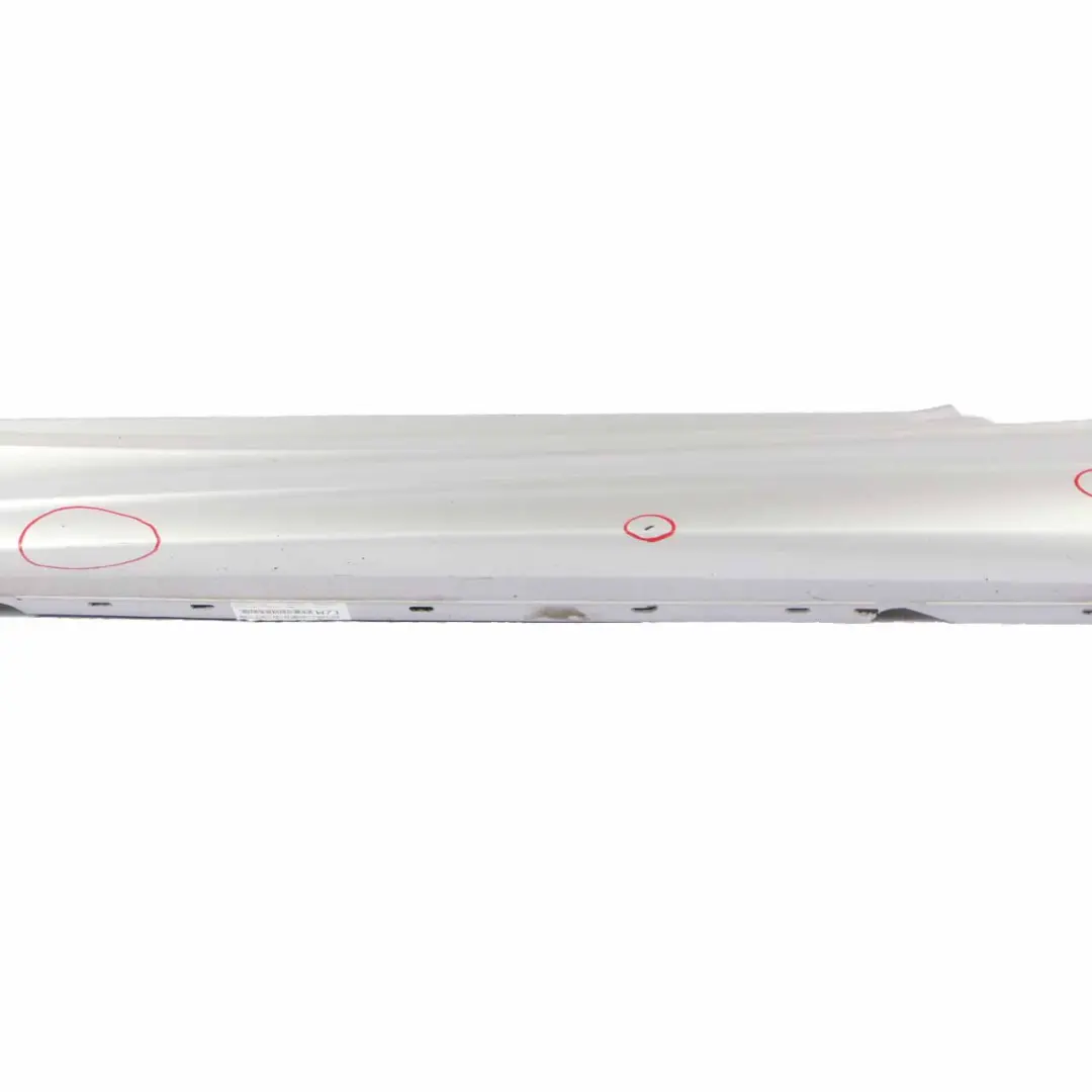  Side Skirt BMW E81 E82 E88 M Sport Sill Strip Left N/S Titansilber Silver - 354 - SKU 0034731-TS4 - Part number 0034731
