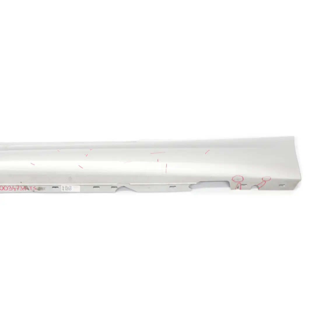 BMW 1 E81 E82 E88 M Sport Schwellerleiste Blende Links Titansilber Silber 354 - SKU 0034731-TS - Teilenummer 0034731