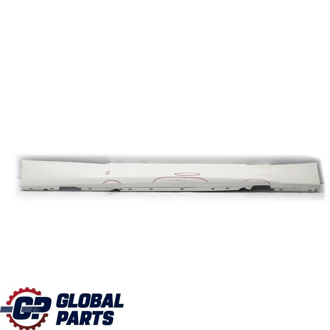 BMW E81 E82 E88 M Sport Bas de Porte Seuil Droite Blanc des Alpes Blanc - SKU 0034732-AW2 - Numéro de pièce 0034732