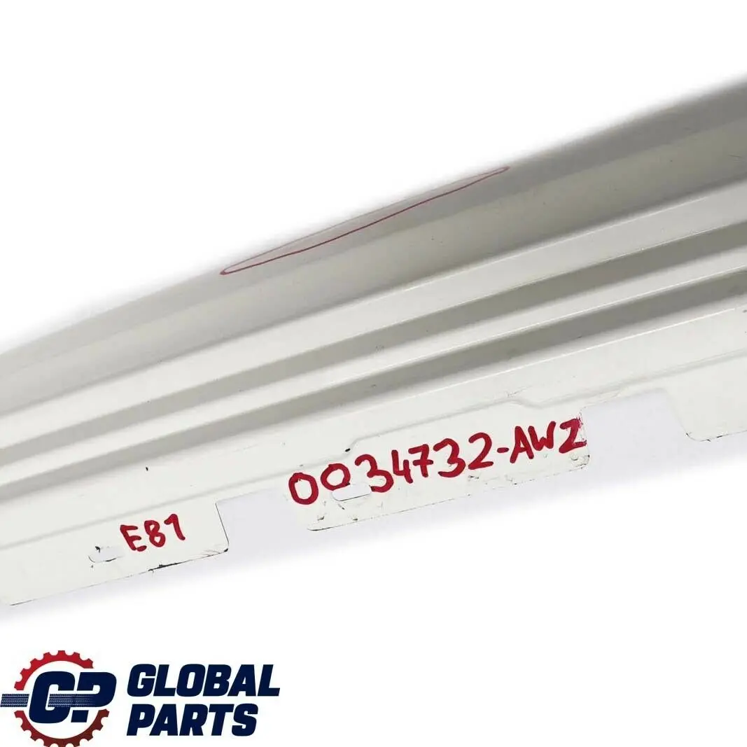 BMW E81 E82 E88 M Sport Bas de Porte Seuil Droite Blanc des Alpes Blanc - SKU 0034732-AW2 - Numéro de pièce 0034732