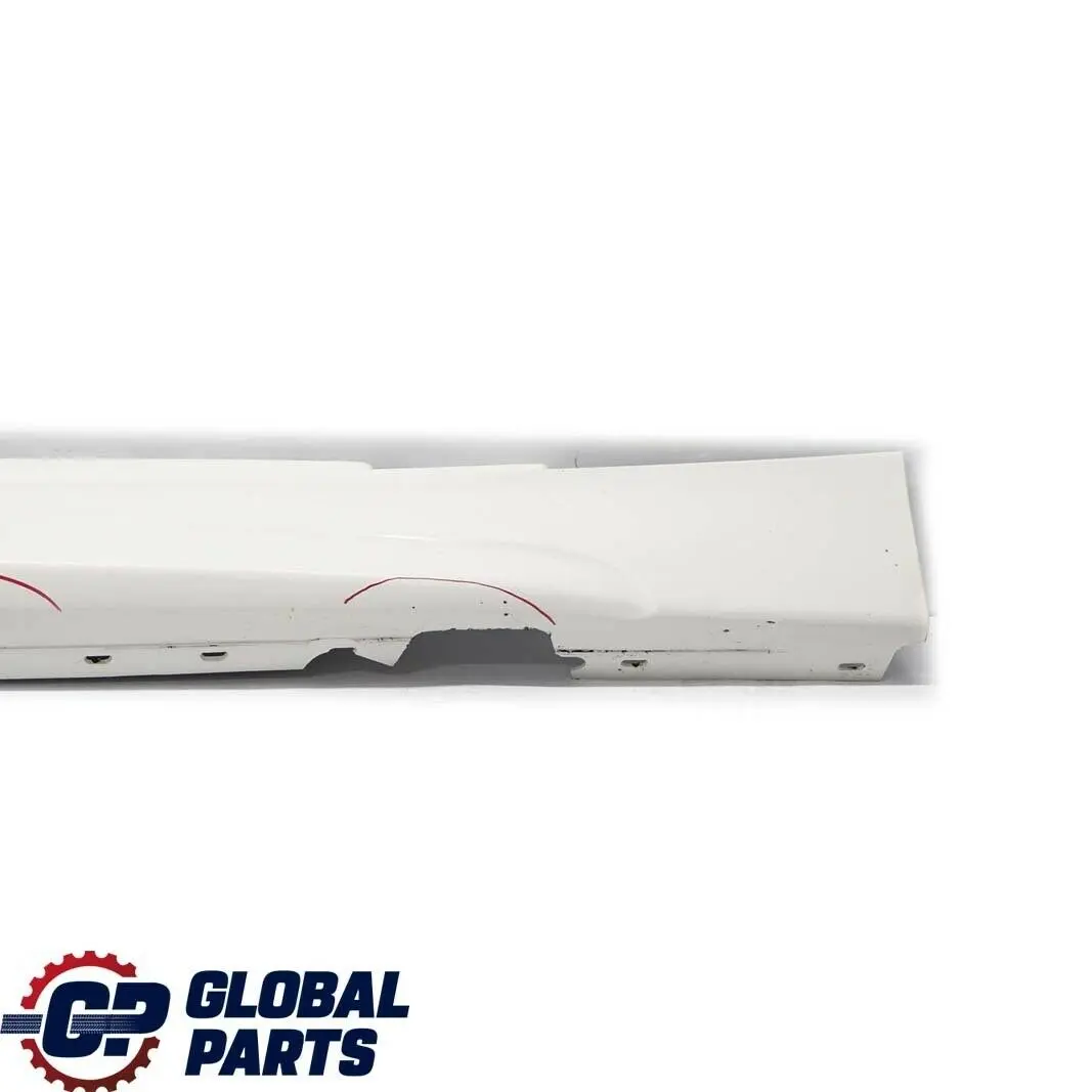 BMW E81 E82 E88 M Sport Bas de Porte Seuil Droite Blanc des Alpes Blanc - SKU 0034732-AW2 - Numéro de pièce 0034732