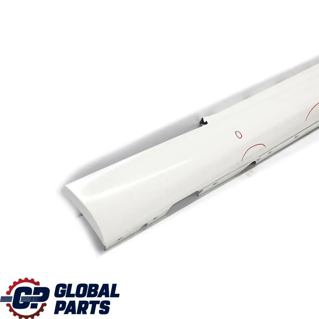 BMW E81 E82 E88 M Sport Bas de Porte Seuil Droite Blanc des Alpes Blanc - SKU 0034732-AW2 - Numéro de pièce 0034732