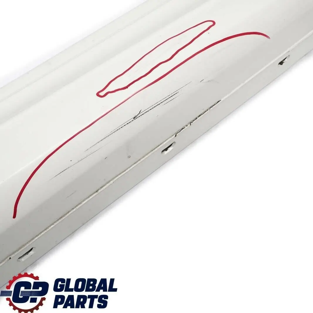 BMW E81 E82 E88 2 M Sport Sill Strip Faldon Derecho Alpinweiss Blanco - SKU 0034732-AW2 - Número de pieza 0034732