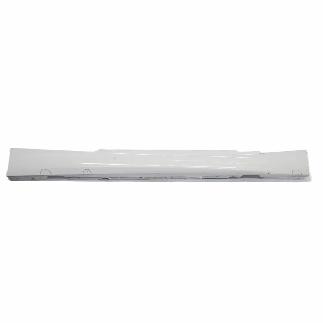 BMW E81 E82 E88 M Sport Listello Portiera Gonna Destra Bianco Alpino Bianco - SKU 0034732-AW1 - Numero di parte 0034732