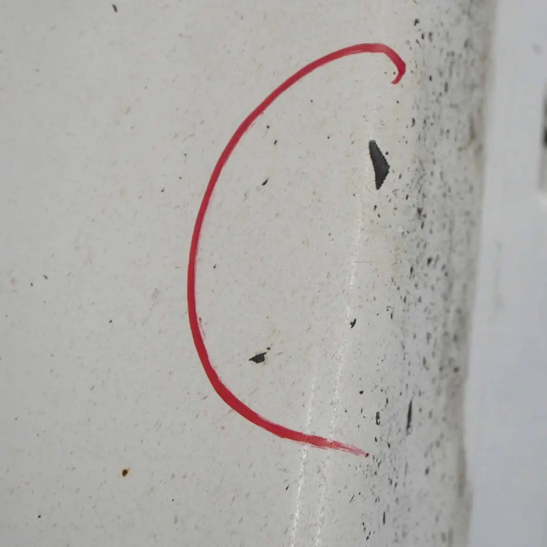 BMW E81 E82 E88 M Sport Listello Portiera Gonna Destra Bianco Alpino Bianco - SKU 0034732-AW1 - Numero di parte 0034732